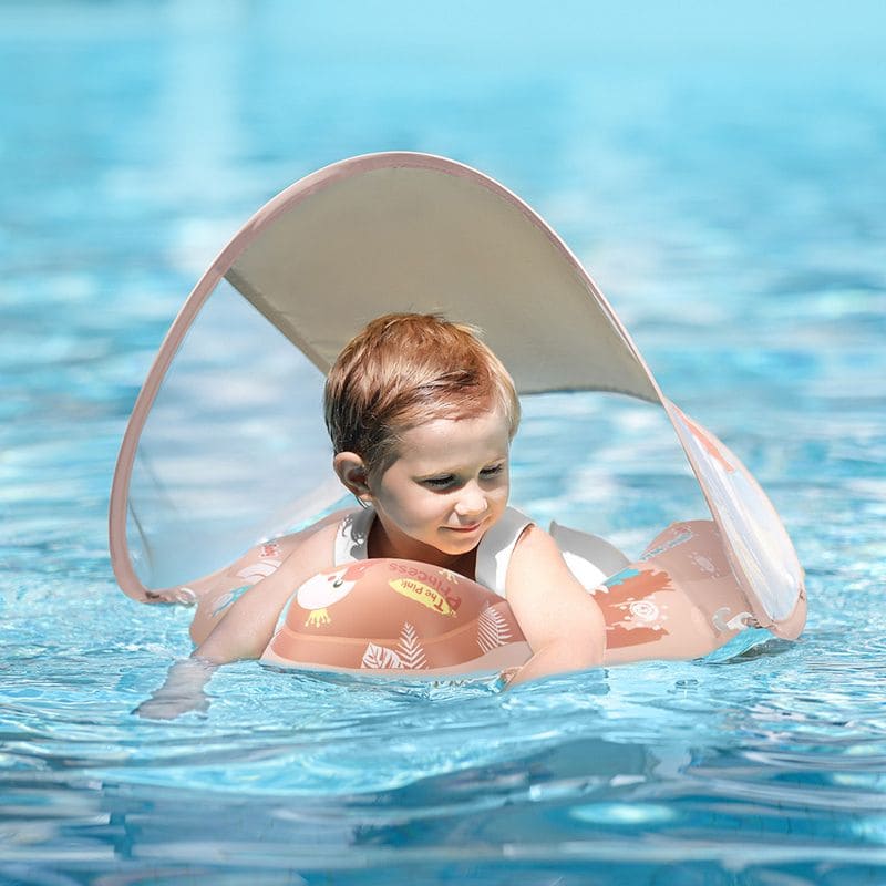 Baby float with UV protection sunshade | 3 months to 5 years