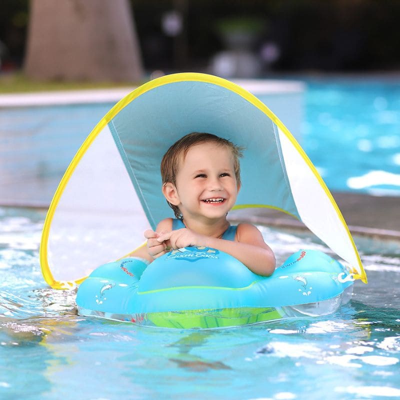 Baby float with UV protection sunshade | 3 months to 5 years