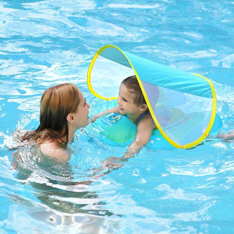 Baby float with UV protection sunshade | 3 months to 5 years